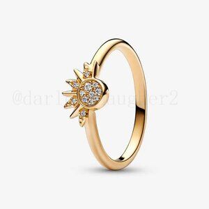 Pandora Sparkling Sun Ring